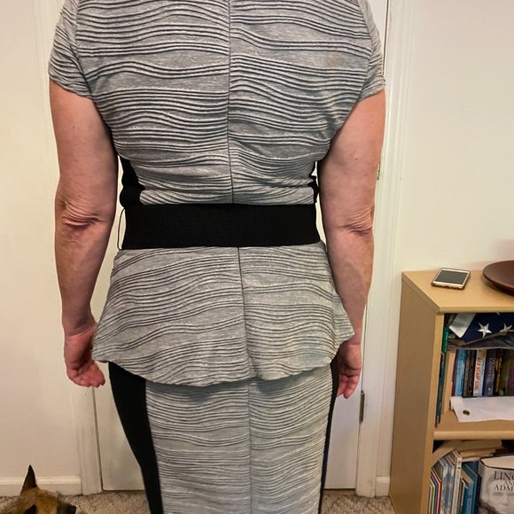 Joseph Ribkoff, size 6, gray and black - Picture 4 of 4